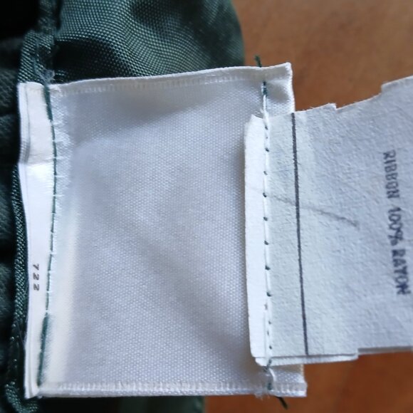 Gunne Sax Vintage dark green cotton velvet skirt Size 5 - Picture 10 of 12